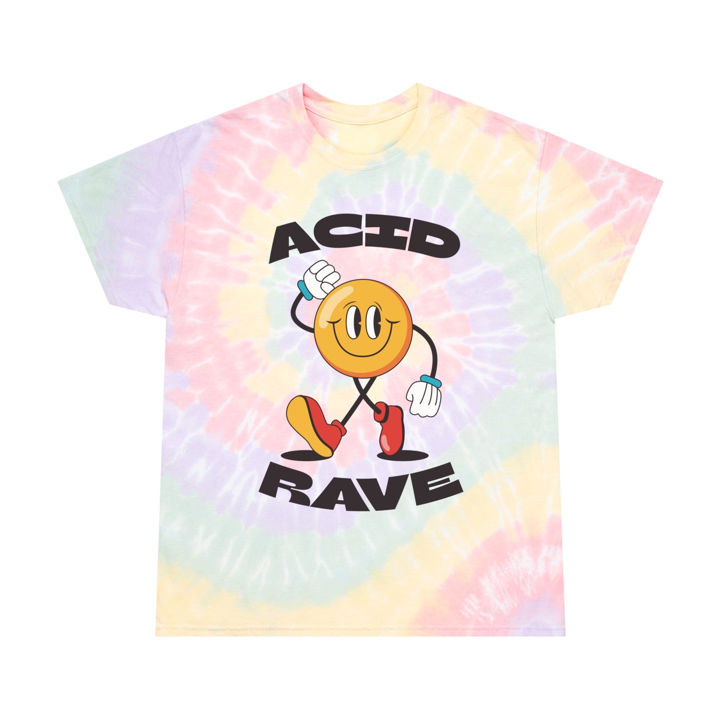 Acid Rave Tee - Spiral Tie-Dye / Batik